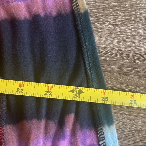 Womens Medium Black Hippie Tie Dye Rayon Skirt - Picture 4 of 8